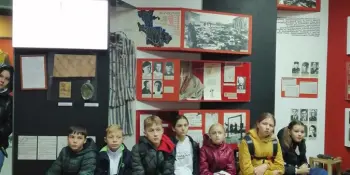 Посещение экспозиции "Геноцид белорусского народа" в Борисовском объединенном музее