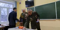 "Вручения членских билетов ДОСААФ".
