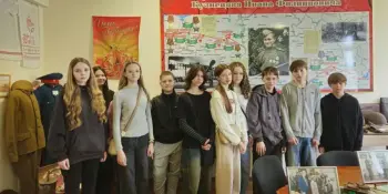 Посещение музея самого молодого полного кавалера ордена Славы И.Ф. Кузнецова