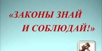 Правовой час "Соблюдаем законы своей страны"