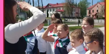 Борисовские школьники стали пионерами на главной площади Заславля
