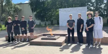 Память в камне и сердцах: деятиклассники, участники палаточного непередвижного лагеря прошли дорогами героев Борисовщины