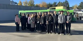 Профориентационная экскурсия в филиал Миноблавтотранс "Автобусный парк №3".